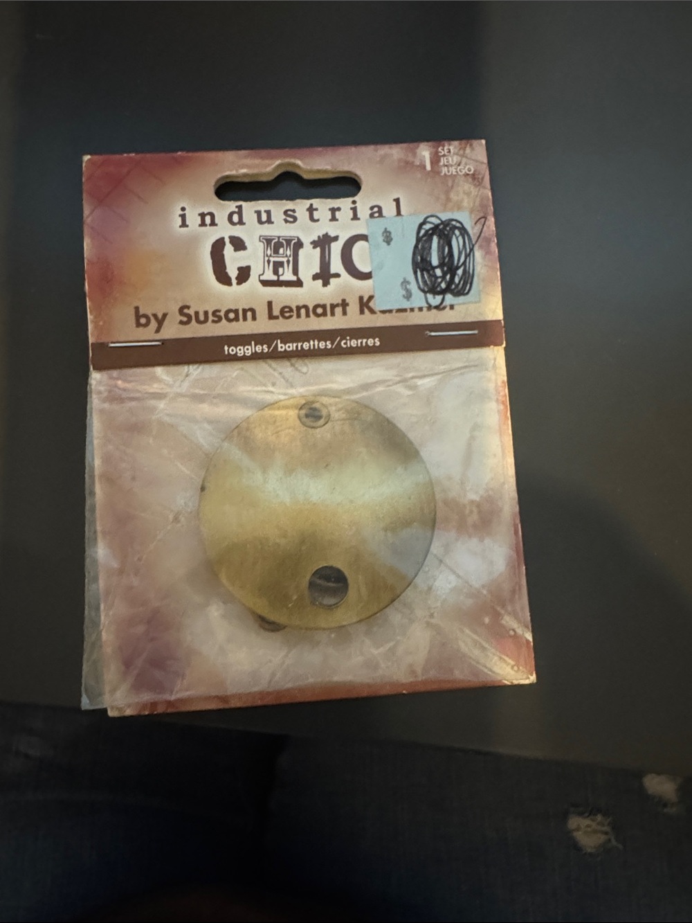 Brass Toggle Closure - Gold